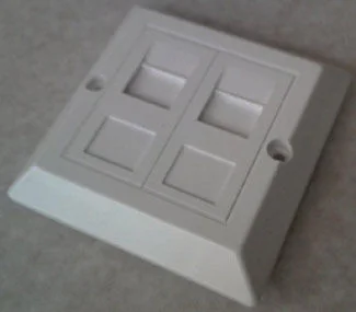 DIGITUS AT-AG 303-WH-A-DS 80x80 Priz Çerçevesi (Face Plate) 2'li