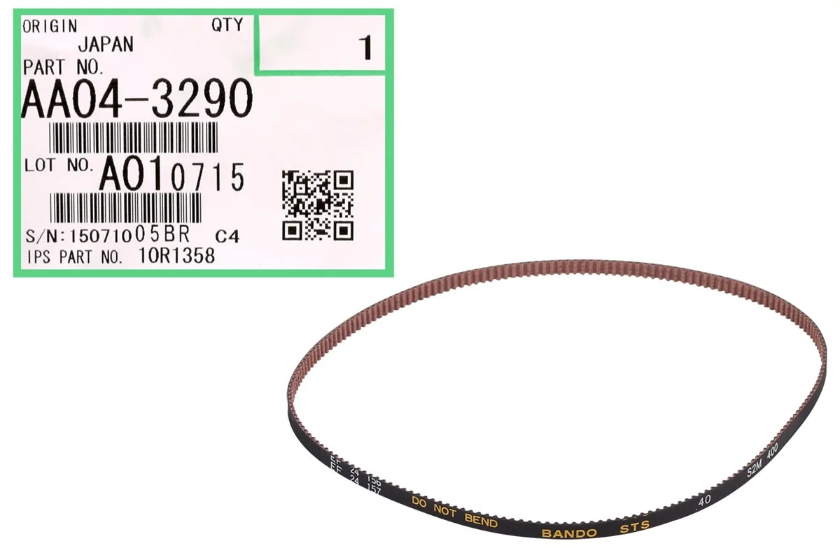 Ricoh MP 7500 Orjinal Timing Belt MP 7000 7502 8000 8001 9000 9001 9002 AA043290