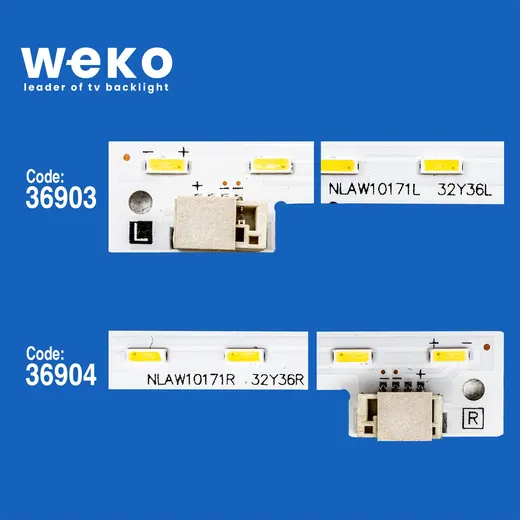 WKSET-6198 36903X1 36904X1 CMKM-MB2S NLAW10171L/R 2 ADET LED BAR (36LED) alternatif görünüm