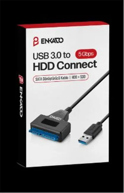 ENKADO EKD-UH80 USB 3,0 TO 5GBPS HDD CONNECT ADAPTÖR alternatif görünüm