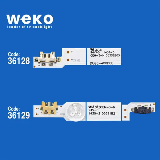 WKSET-5454 36128X6 36129X6 DUGE-400DC 12 ADET LED BAR alternatif görünüm