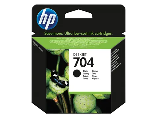 HP CN692AE No:704 Siyah Orijinal 6ml Pigment Bazlı Yaklaşık 480 Sayfa Mürekkep Kartuşu