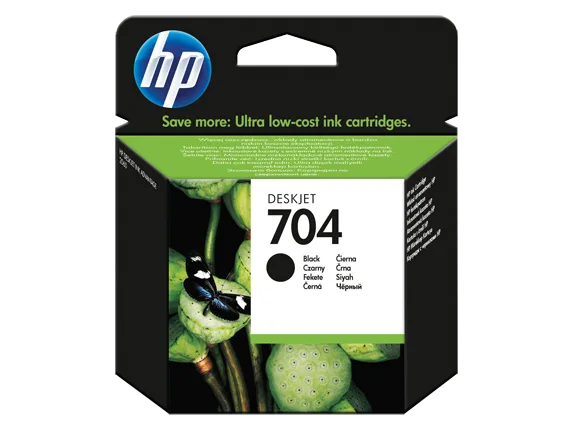 HP CN692AE No:704 Siyah Orijinal 6ml Pigment Bazlı Yaklaşık 480 Sayfa Mürekkep Kartuşu