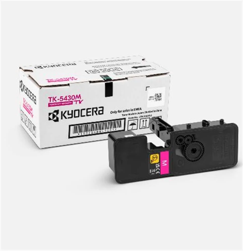Kyocera TK-5430M Magenta Kırmızı Orjinal Fotokopi Toneri Ecosys MA2100- PA2100 1.250 Sayfa