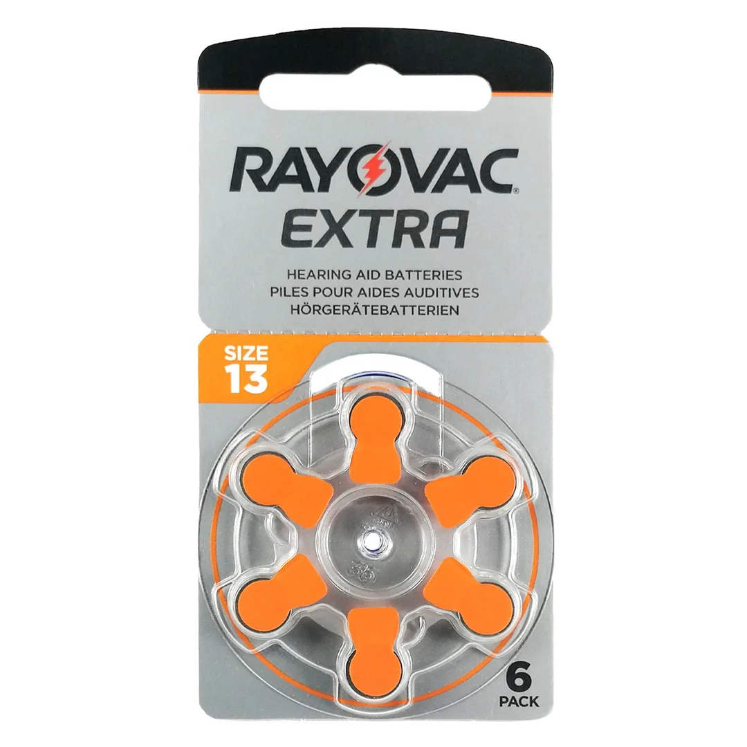 RAYOVAC 13 NO KULAKLIK PİLİ (6LI PAKET FİYATI)