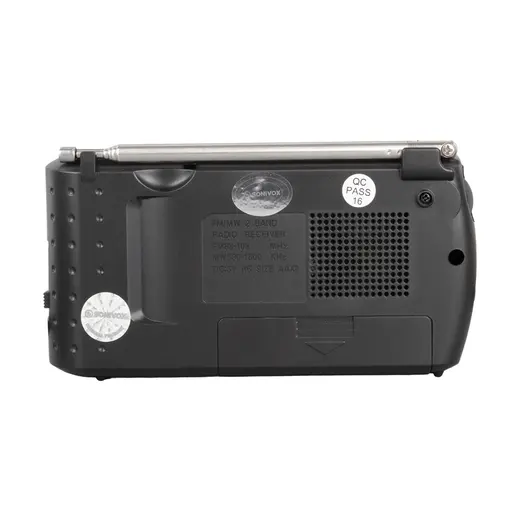 SONIVOX VS-R1516 SİYAH RENK ANALOG RADYO alternatif görünüm