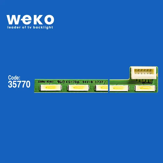 WKSET-6156 35770X1 230RNJ REV0.1 - JLNB15Y8 - 4LU813P7 1 ADET LED BAR (56LED) alternatif görünüm