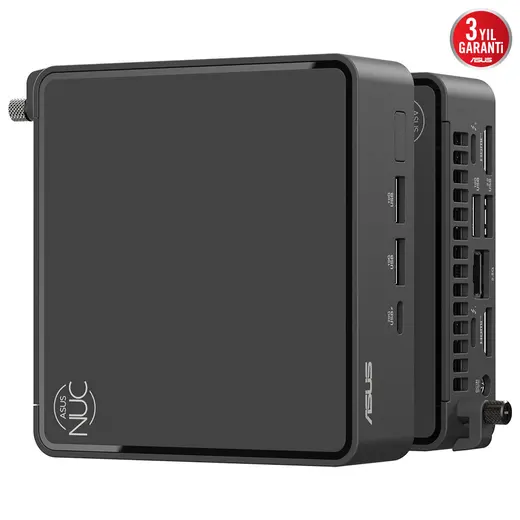 ASUS MiniPc RNUC15CRKU700002 Pro Slim Kit Ultra 7-255H Barebone Dos / 90AR00R2-M00090 görseli 1