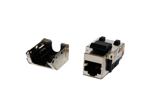 BEEK BN-KJ6-S0-PR Category 6 (CAT.6) FTP Keystone Jack, 90 Derece Dönebilir priz tarafı için kullanılır alternatif görünüm