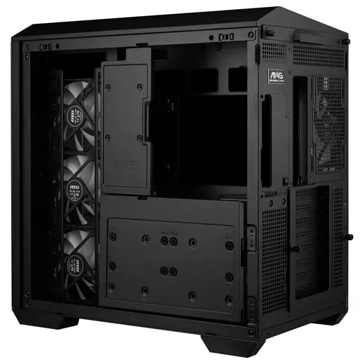 MSI MAG PANO 100R PZ ARGB ATX Siyah Mid Tower Kasa PSU YOK görseli 7