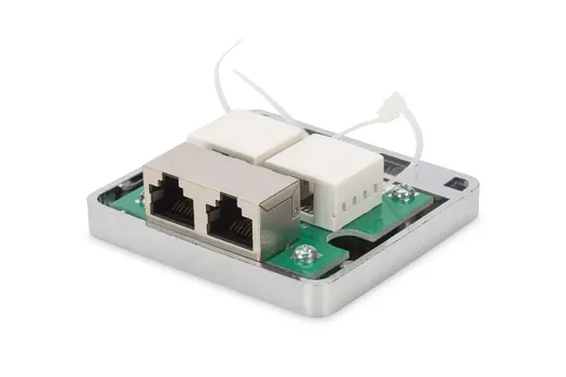 DIGITUS DN-93713 CAT.6A SURFACE MOUNT BOX 2 PORT alternatif görünüm