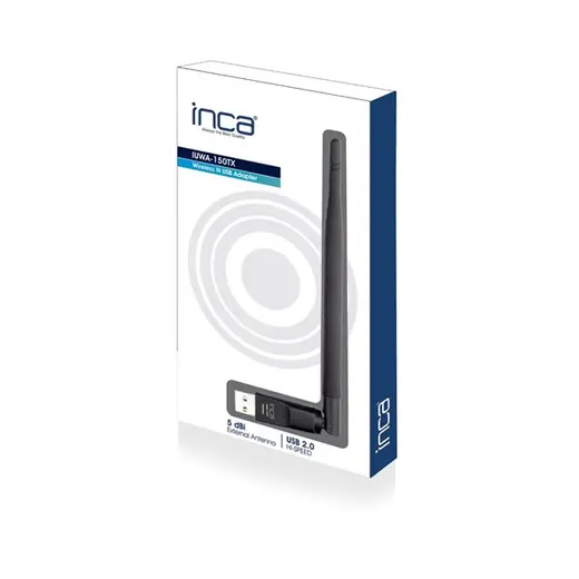 INCA IUWA-150TX N150 2.4ghz USB Kablosuz Adaptör görseli 1