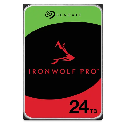 SEAGATE IRONWOLF PRO 24 TB 7200RPM 512MB SATA3 550TB/Y RV NAS (ST24000NT002)