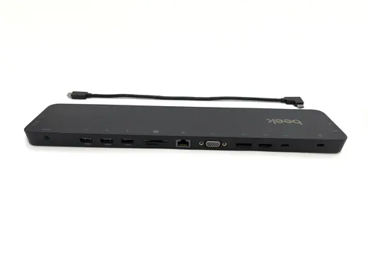 BEEK BA-DCK-UC11 11 in 1 USB Tip C Docking Station, 1 x USB-C PD 100W, 1 x RJ45 Gigabit Ethernet, 3 x USB 3.0 5G veri görseli 6