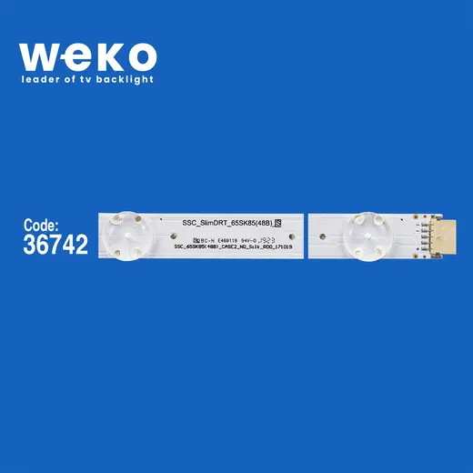 WKSET-5913 36742X24 SSC_SLİMDRT_65SK85(48B)_S 24 ADET LED BAR alternatif görünüm