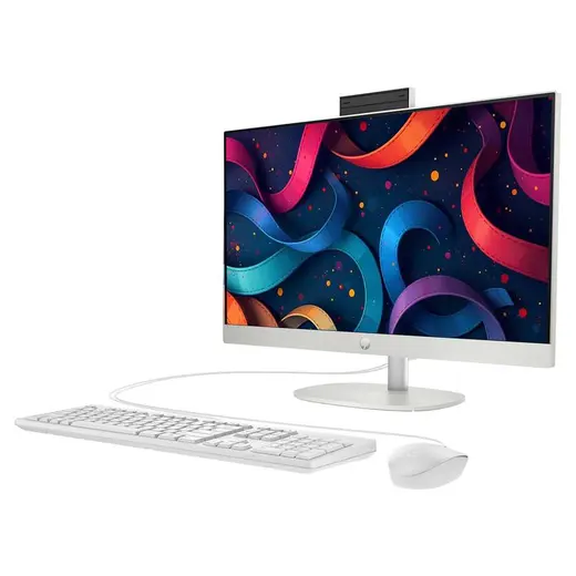 HP AIO PRO 240 G10 A1JY8ES I7-1355U 16GB 512SSD 23.8 DOS BEYAZ görseli 2