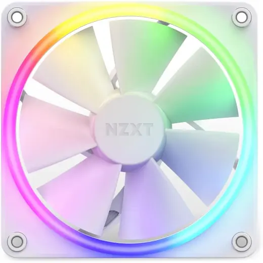 NZXT 120MM F120 RGB Beyaz PWM Kasa Fanı – RF-R12SF-W1 görseli 3