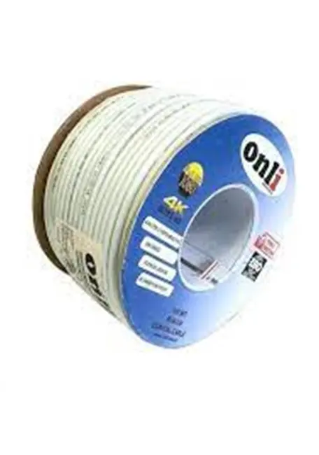Onli ON-8001 RG6-U6 80 Tel 1,02 CCS-AL 100 metre Anten Uydu Kablosu alternatif görünüm