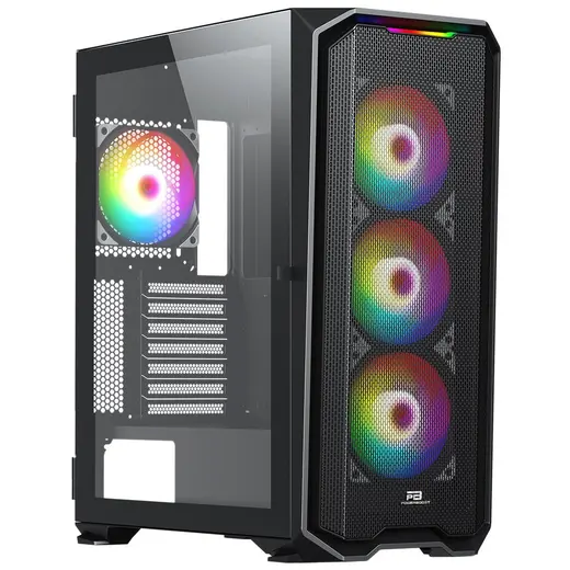 POWERBOOST 850w 80+ Bronze PB-P3720B 4-ARGB Fanlı EATX PC Kasası görseli 6