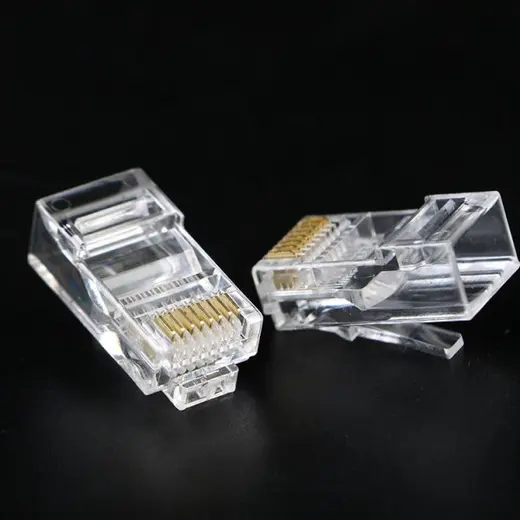 100 ADET EZ PLUG AÇIK UÇLU CAT 6 RJ45 NETWORK KONNEKTÖR CAT6 UTP görseli 4