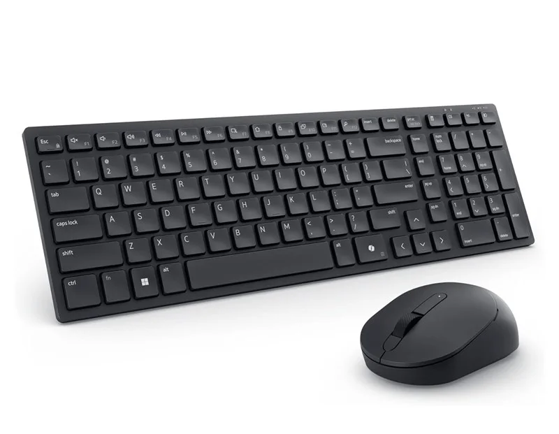 Dell Pro KM555 Sessiz Kablosuz Set Siyah