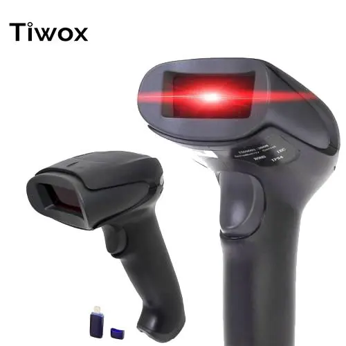 TIWOX VSK-118+ 2D KAREKOD KABLOSUZ BARKOD OKUYUCU + MINI USB DONGLE görseli 1