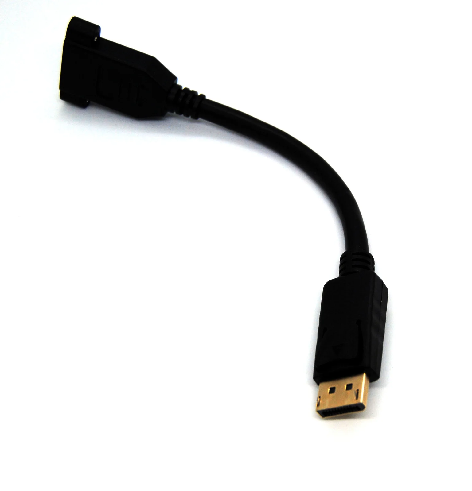 BEEK BC-DSP-ADP-PNL-DP-MF DisplayPort (DP) Panel Montaj Tipi Çevirici, DP Erkek <-> DP Dişi Vidalı, Altın Kaplama