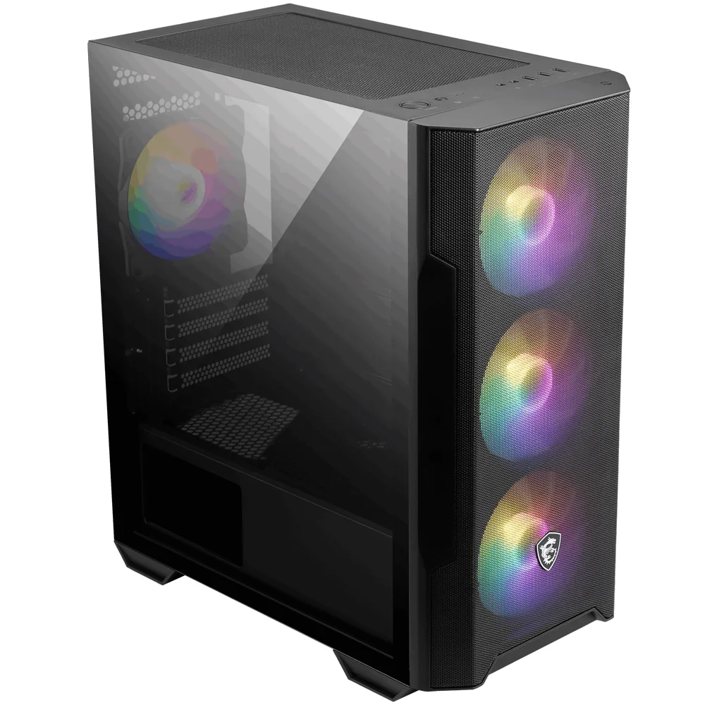 MSI MAG FORGE M100R ARGB Micro ATX Mini Tower Kasa PSU YOK