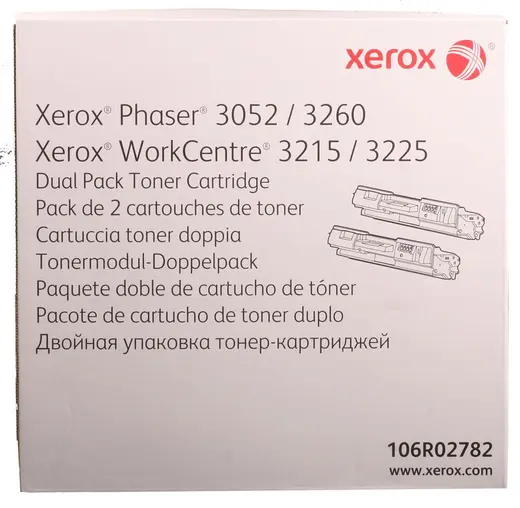 Xerox 106R02782 Phaser 3052-3260- WC 3215-3225 Dual Pack 6.000 Sayfa