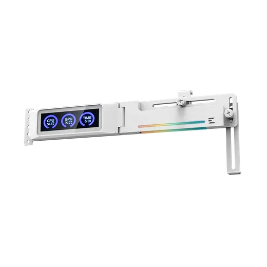 ZALMAN ZM-VS3 DS White Dijital göstergeli Ekran Kartı Destek Aparatı görseli 5