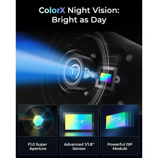 REOLINK 8MP Bullet 4mm Full Color IP Kamera PoE IP67 CX810 görseli 7