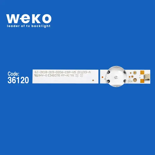 WKSET-6440 36120X2 GJ-2K18-315-D206-CSP-V5 2 ADET LED BAR alternatif görünüm