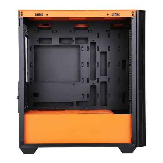 POWERBOOST PB-P2252BO 4-ARGB Fanlı Mid-Tower PC Kasası Turuncu görseli 3