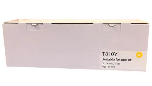 Oki C-810 C-830 Sarı Muadil Toner