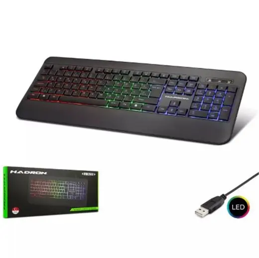 HADRON HDX2607 LEDLİ KABLOLU Q KLAVYE