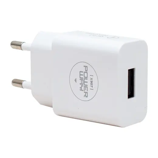 POWERWAY X-907 5 VOLT 2100 MA HIZLI ŞARJ BAŞLIK ADAPTÖRÜ + IPHONE KABLO DAHİL alternatif görünüm