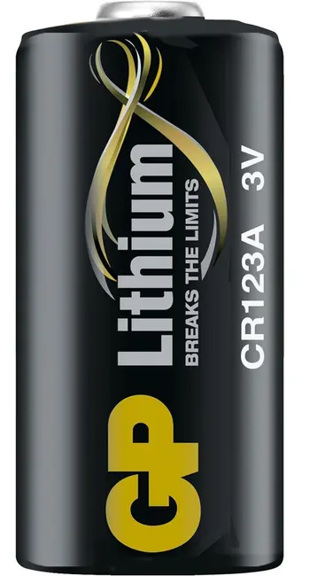 GP CR123A 3V Lityum Tekli Paket Pil (GPCR123A-U1) Fotoğraf Makinesi Pili alternatif görünüm