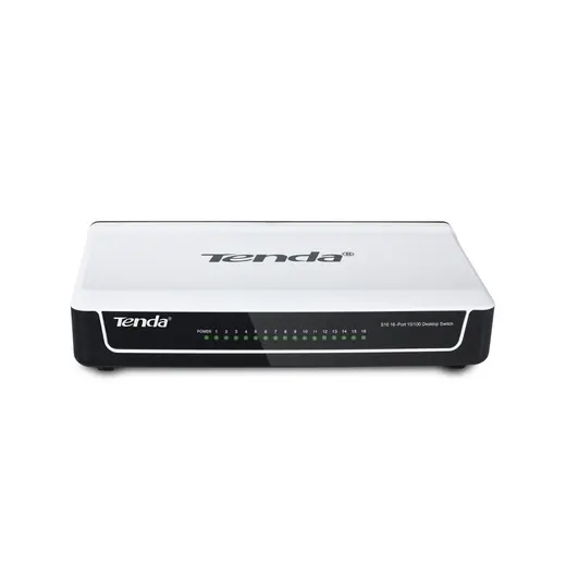 TENDA S16 16 PORT 10/100 YÖNETİLMEZ MASAÜSTÜ SWICH görseli 4