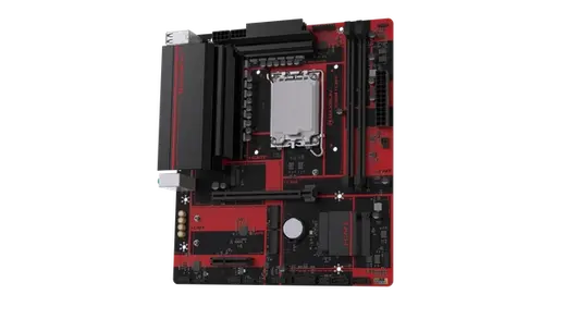 MAXUN B760M I-CAFE DDR5 HDMI-DP PCIE 5.0 1700p mATX görseli 3