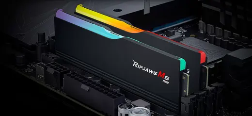 GSKILL 32GB (2X 16GB) DDR5 6000MHZ CL36 DUAL KIT RGB PC RAM RIPJAWS M5 F5-6000J3636F16GX2-RM5RK görseli 2