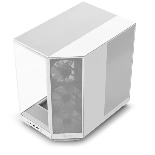 NZXT H6 FLOW RGB CC-H61FW-R1 Gaming Mid-Tower PC Kasası Beyaz görseli 4