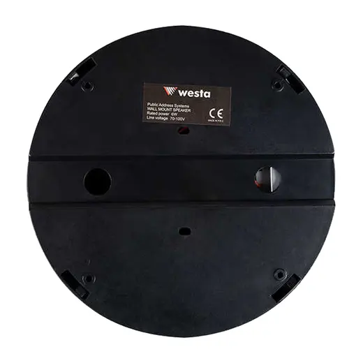 WESTA WS-1119TB 13 CM SIVA ÜSTÜ SİYAH TAVAN HOPARLÖR alternatif görünüm
