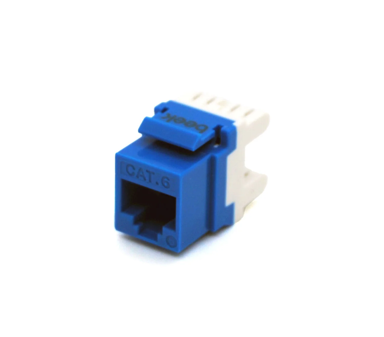 BEEK BN-KJ6-U0-B CAT 6 Keystone Jack, zırhsız/unshielded, 250 MHz acc. ISO/IEC 11801:2002 AM2:2009/09, mavi renk