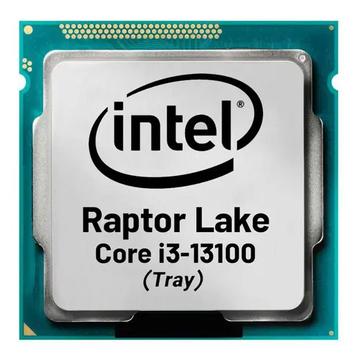 Intel Raptor Lake I3 13100 TRAY 3.40GHZ ~ 4.50GHZ 12MB 1700P Kutusuz İşlemci