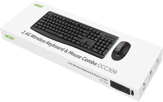 ACER OCC309 BK 2.4 Ghz Kablosuz Klavye+ Mouse set (10mt) ( Num-Lock Tuşu )