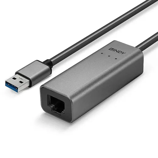 LINDY LIN-43313 USB 3.0 <-> 2.5G Ethernet Çevirici USB 3.0 to 2.5G Ethernet Converter görseli 3