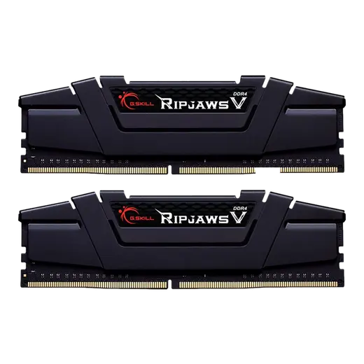 GSKILL 32GB (2X 16GB) DDR4 3200MHZ CL16 DUAL KIT PC RAM RIPJAWS V F4-3200C16D-32GVK görseli 2