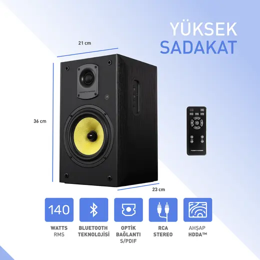 Thonet & Vander KUGEL 2.0 140W Cinema Hoparlör Gen2 - 2.0 Sistem görseli 3