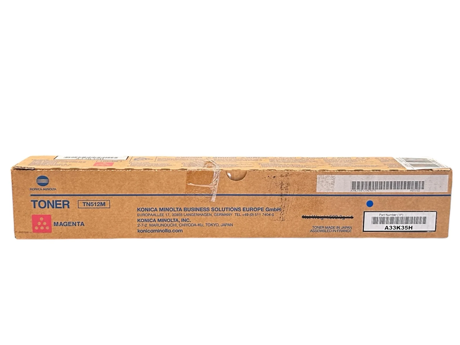 Minolta TN-512 Orjinal Kırmızı Lower Toner C-454 C-554 A33K35H