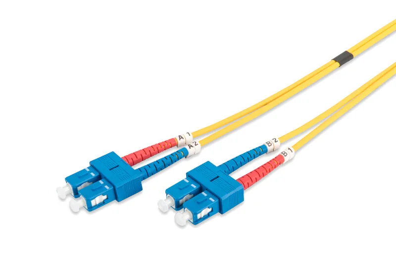DIGITUS DK-2922-03 SC-SC Fiber Optik Patch Kablo, 3 metre, Singlemode, Duplex, 09/125